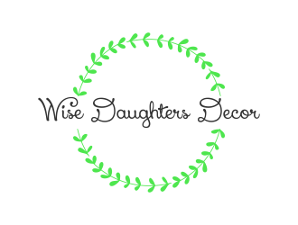 Wise Daughters Decor logo design by BlessedArt