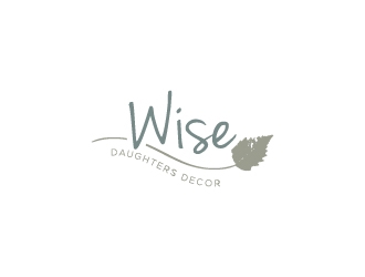 Wise Daughters Decor logo design by wongndeso
