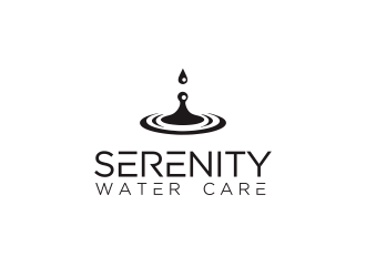 Serenity Water Care logo design by YONK