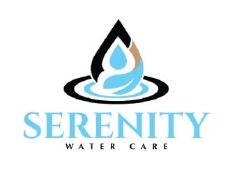 Serenity Water Care logo design by KreativeLogos