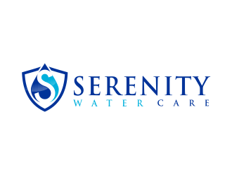Serenity Water Care logo design by creator_studios