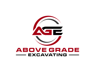 Above Grade Excavating  logo design by checx