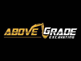 Above Grade Excavating  logo design by qqdesigns