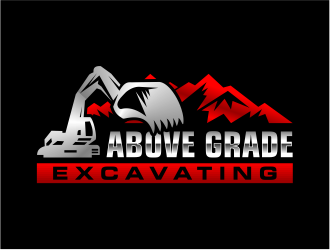 Above Grade Excavating  logo design by cintoko