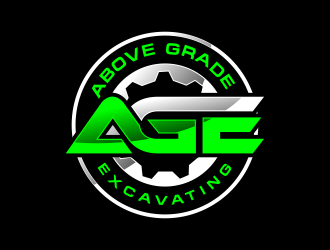 Above Grade Excavating  logo design by kopipanas