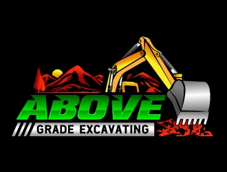 Above Grade Excavating  logo design by Suvendu