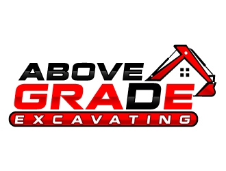 Above Grade Excavating  logo design by Suvendu