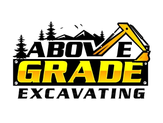Above Grade Excavating  logo design by Suvendu