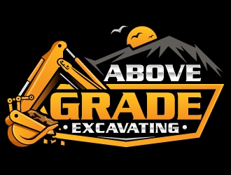 Above Grade Excavating  logo design by Suvendu