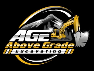 Above Grade Excavating  logo design by Suvendu