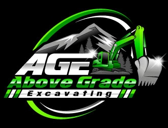 Above Grade Excavating  logo design by Suvendu