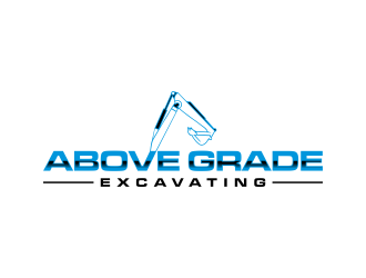 Above Grade Excavating  logo design by savana