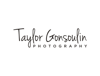 Taylor Gonsoulin Photography logo design by rief