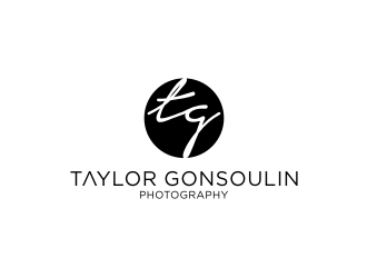 Taylor Gonsoulin Photography logo design by johana