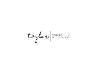 Taylor Gonsoulin Photography logo design by haidar
