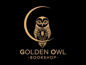 Golden Owl Bookshop  logo design by iamjason