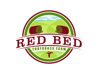 RED BED TURFGRASS FARM  logo design by nona