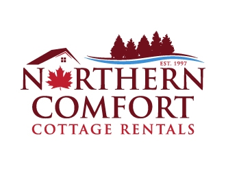 Northern Comfort Cottage Rentals logo design by akilis13
