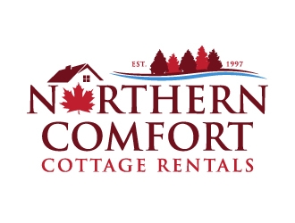 Northern Comfort Cottage Rentals logo design by akilis13