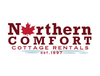 Northern Comfort Cottage Rentals logo design by DreamLogoDesign