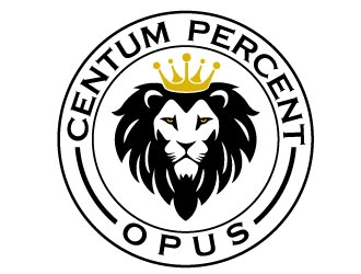 100% Work or One Hundred Percent Work logo design by gearfx