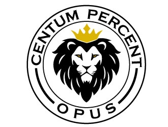 100% Work or One Hundred Percent Work logo design by gearfx