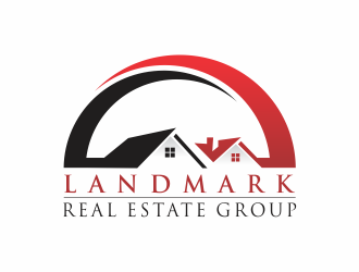 Landmark Real Estate Group logo design by up2date