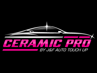 Ceramic pro by J&F Auto Touch Up logo design by THOR_