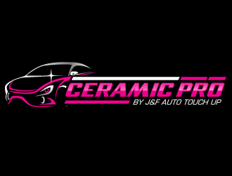 Ceramic pro by J&F Auto Touch Up logo design by THOR_