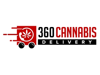 360 Cannabis Delivery logo design by jaize