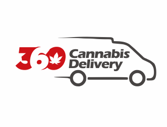 360 Cannabis Delivery logo design by YONK