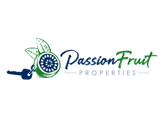 PassionFruit Properties logo design by BeDesign