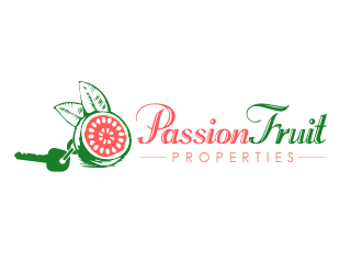 PassionFruit Properties logo design by BeDesign