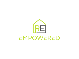 Real Estate Empowered logo design by ubai popi