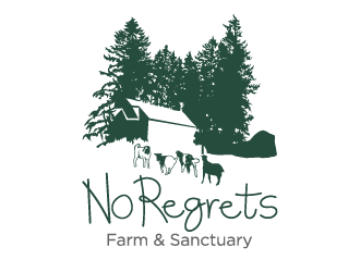 No Regrets Farm & Sanctuary logo design by IanGAB