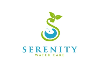 Serenity Water Care logo design by Lovoos