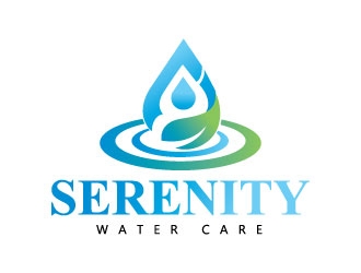 Serenity Water Care logo design by KreativeLogos