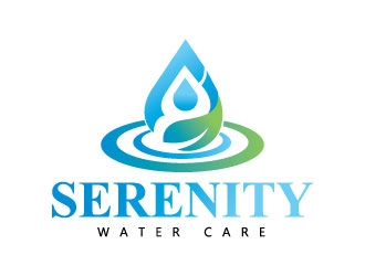Serenity Water Care logo design by KreativeLogos