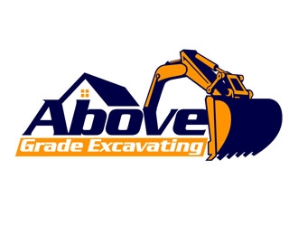 Above Grade Excavating  logo design by DreamLogoDesign