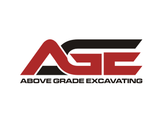 Above Grade Excavating  logo design by rief