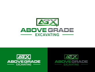 Above Grade Excavating  logo design by grafisart2