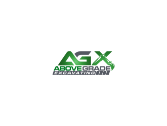 Above Grade Excavating  logo design by grafisart2