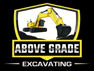 Above Grade Excavating  logo design by AamirKhan