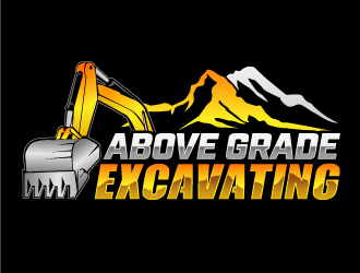 Above Grade Excavating  logo design by THOR_