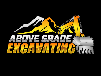 Above Grade Excavating  logo design by THOR_