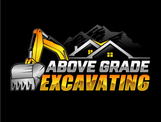 Above Grade Excavating  logo design by THOR_