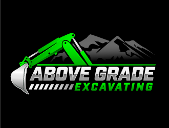 Above Grade Excavating  logo design by THOR_