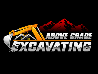 Above Grade Excavating  logo design by THOR_