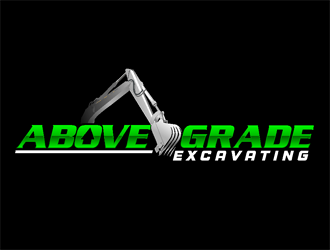 Above Grade Excavating  logo design by coco