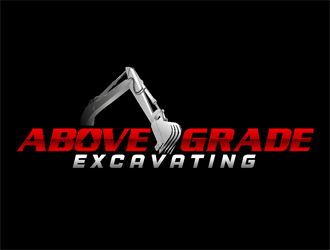 Above Grade Excavating  logo design by coco